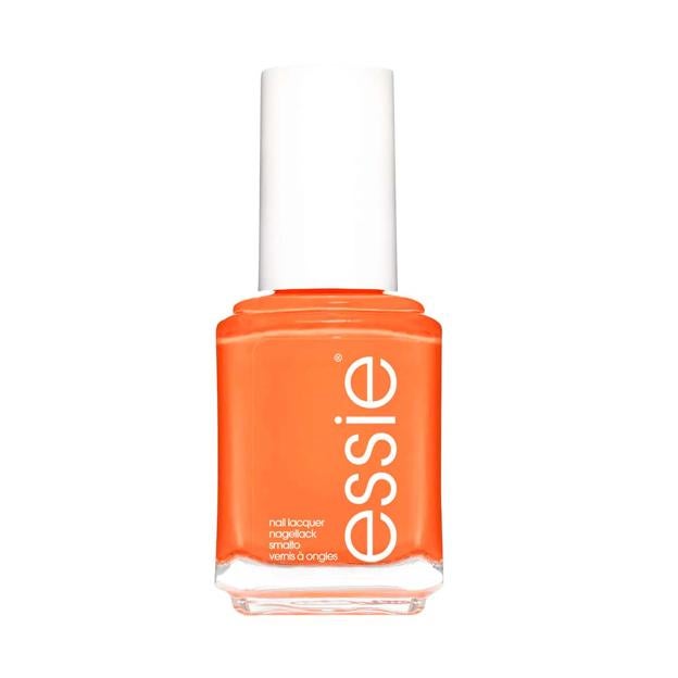 Esmalte de uñas naranja de Essie.