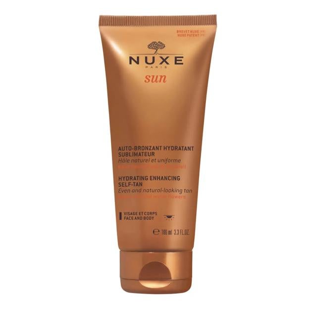 Autobronceador corporal de Nuxe.