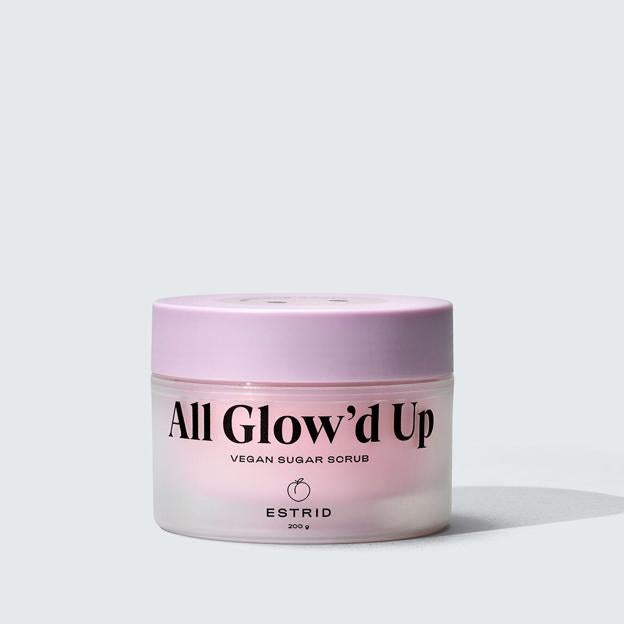 All Glow'd Up Exfoliante de azúcar de Estrid.