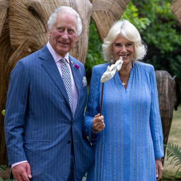 Carlos III de Inglaterra y la reina Camilla. /