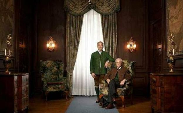 Francisco de Baviera y Thomas Greinwald, retratados por erwin Olaf. /