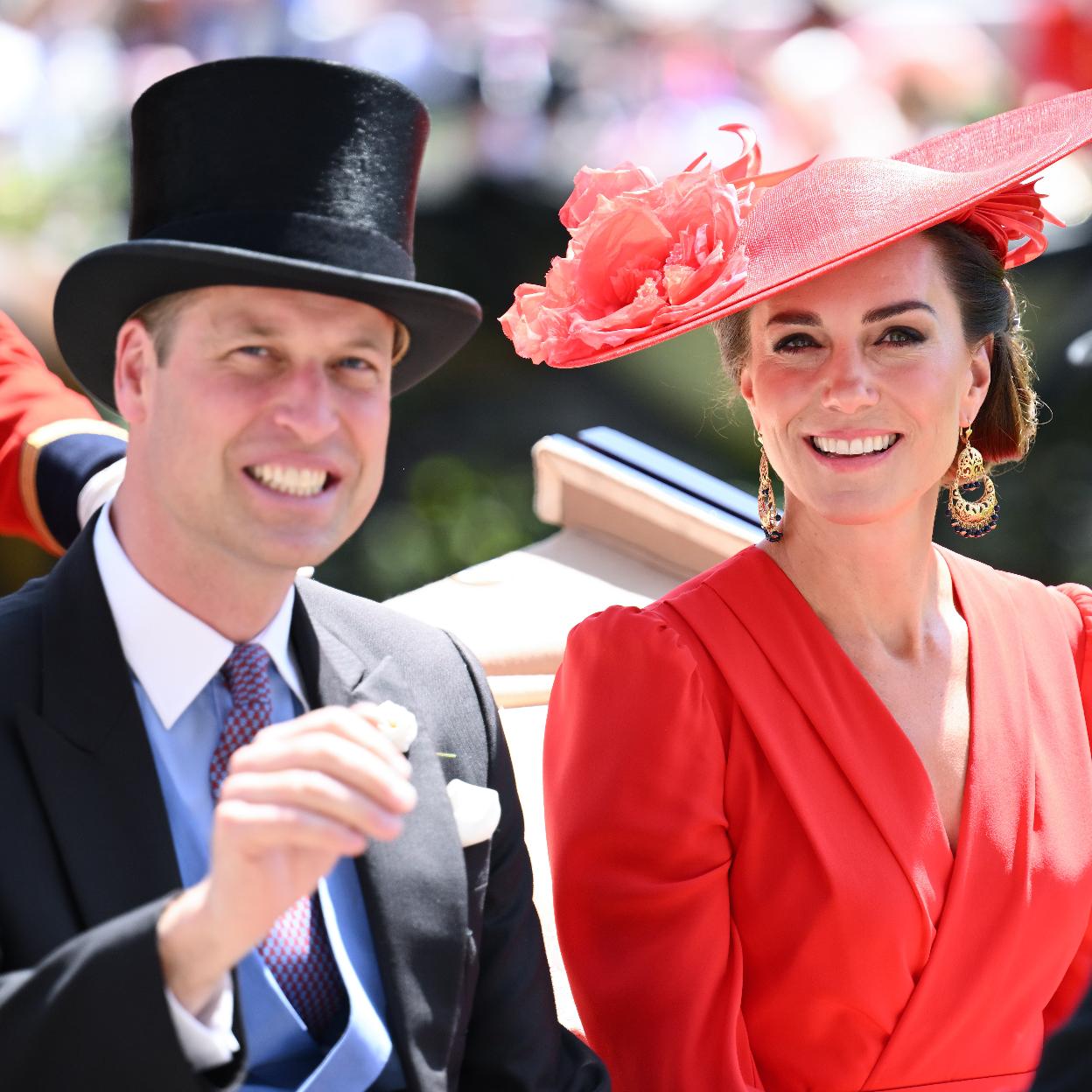 Los príncipes de Gales, Guillermo y Kate Middleton. /getty images