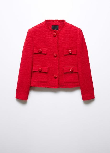 Chaqueta roja de Mango (59,99 euros)