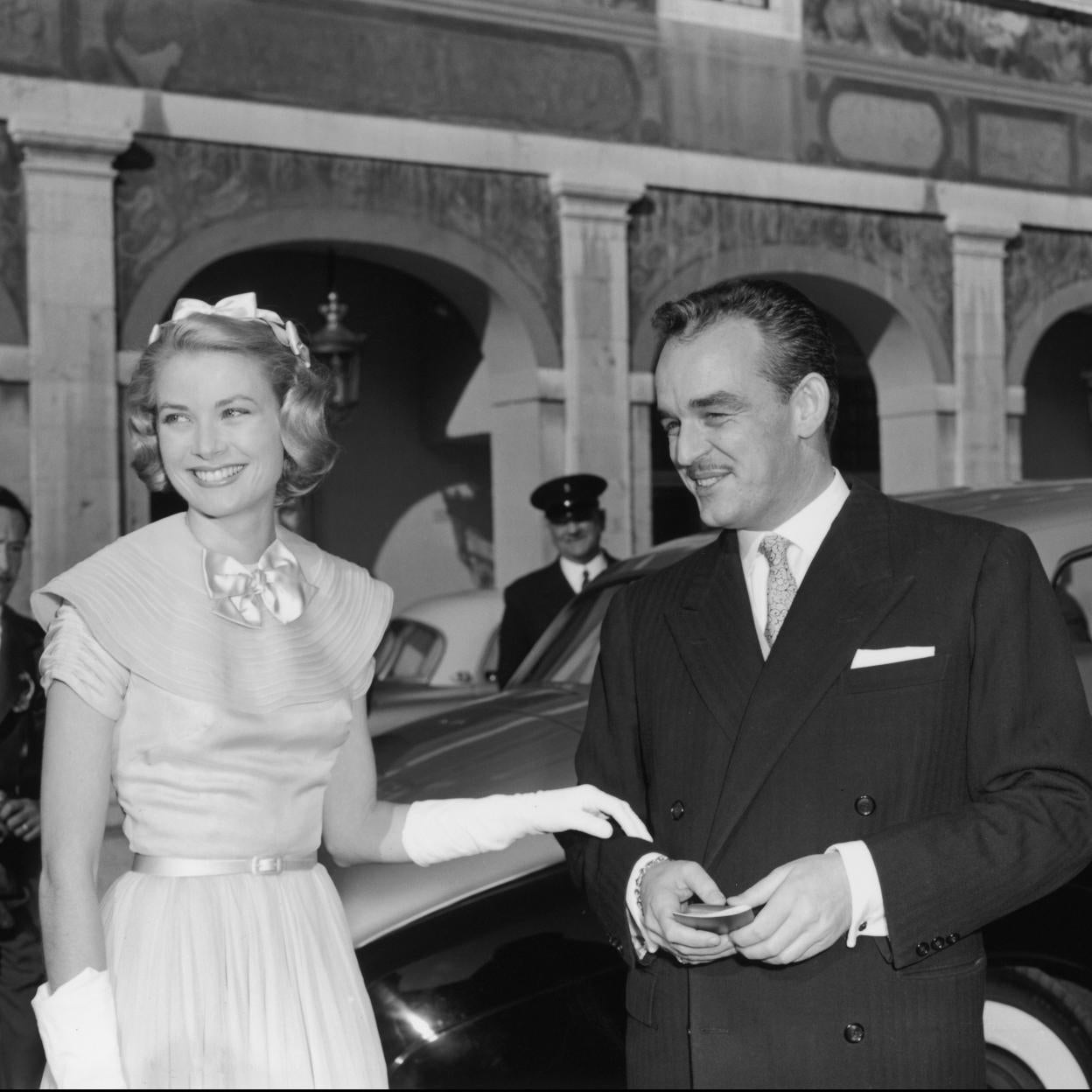 Rainiero III y Grace Kelly./GETTY images