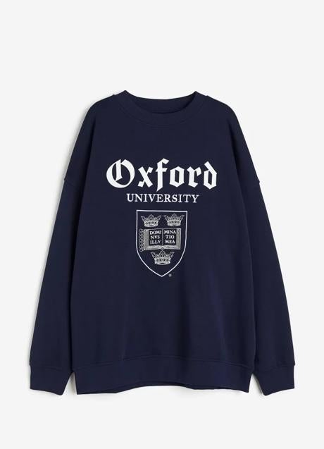 Sudadera Oxford de H&M. Foto: H&M.