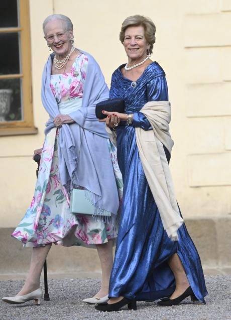 La reina Margarita II de Dinamarca y Ana María de Grecia. Fuente Gtres.