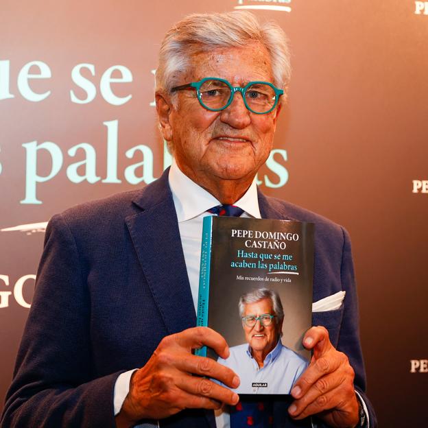 Pepe Domingo Castaño en la presentación de su libro en 2022.