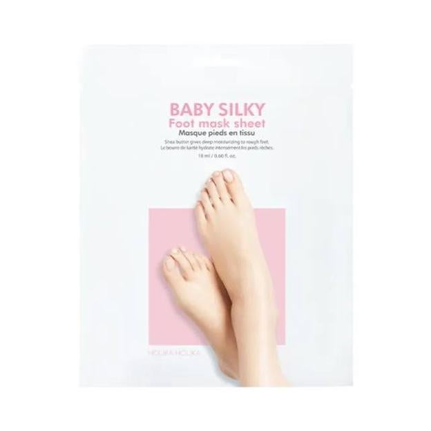 Baby Silky Foot Mask Sheet de Holika Holika. Precio: 5,30 euros