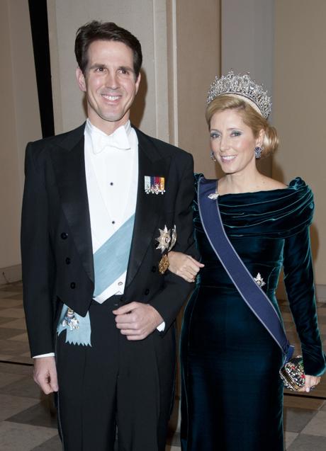 Marie Chantal y Pablo de Grecia en el Jubileo de Rubí de la reina Margarita de Dinamarca. / GETTY