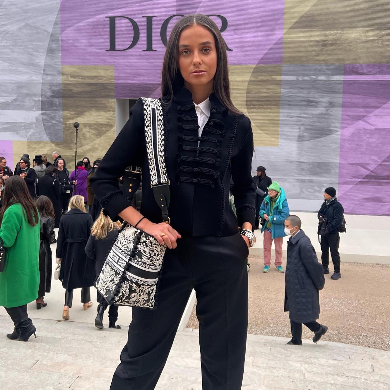 Victoria Federica en un desfile de Dior/instagram de victoria federica