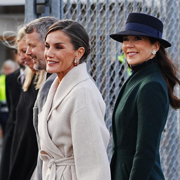 La reina Letizia junto a Mary de Dinamarca.