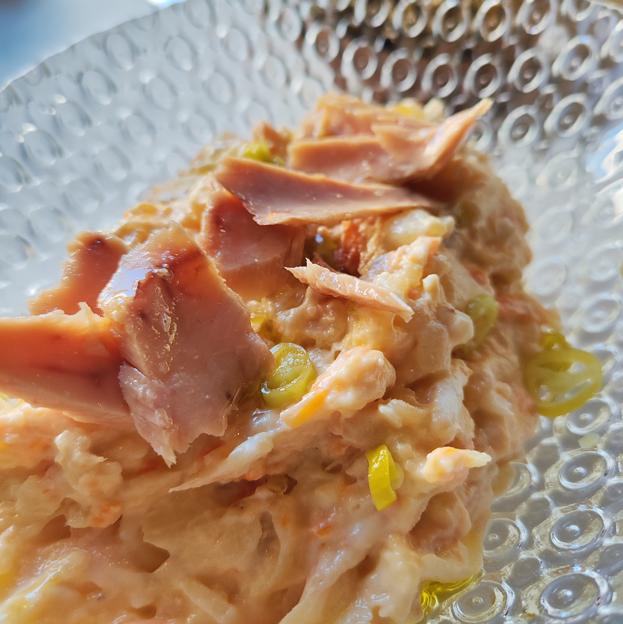 Detalle de la ensaladilla rusa de Bribón.