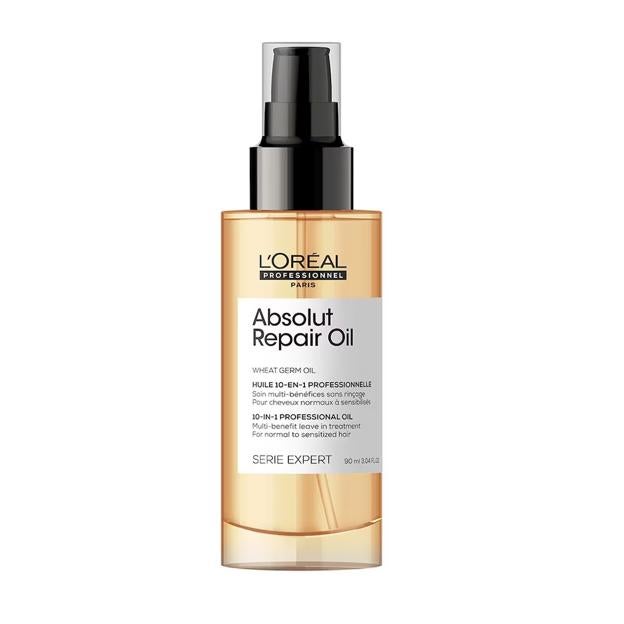 Aceite capilar 10-en-1 Absolut Repair Oil de L'Oréal Professionel.