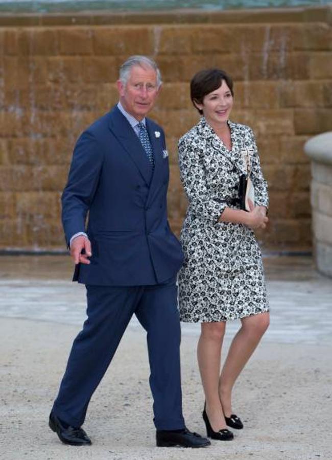 Jane Percy junto a Carlos de Inglaterra. Foto: Getty