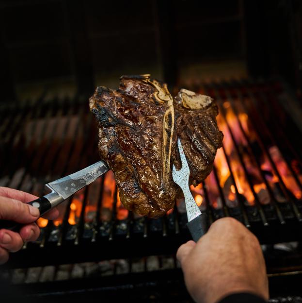 El T-Bone de La parrilla de La Máquina.