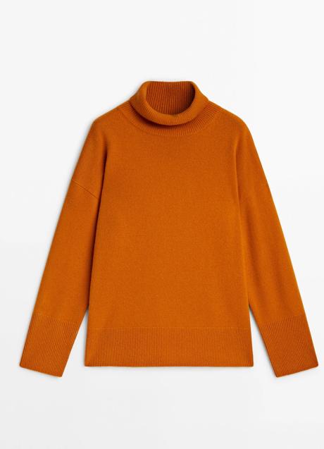 Jersey naranja de Massimo Dutti (69,95 euros)