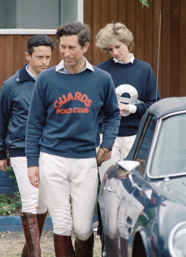 Diana de Gales, Carlos de Inglaterra y Guy Wildenstein. / GETTY IMAGES