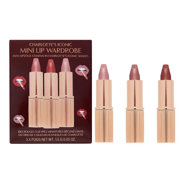 Iconic Mini Lip Trio Kit de Charlotte Tilbury.