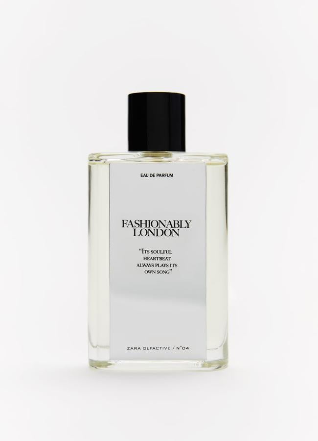 Perfume Fashionably London de Zara (22,95 euros).