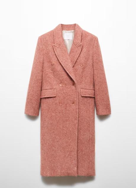 Abrigo rosa de Mango (179 euros)