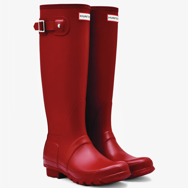 Botas rojas de Hunter