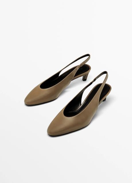 Zapatos destalonados de Massimo Dutti (79,95 euros)