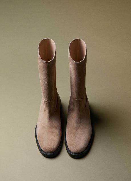 Botas de serraje de Massimo Dutti (139 euros)