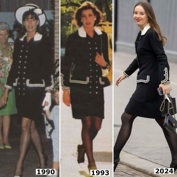 El vestido de Chanel que han llevado Carolina De Mónaoo y Alexandra de Hannover.