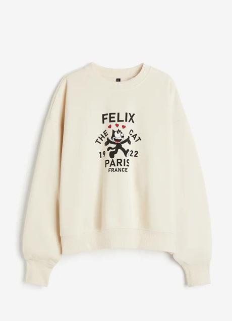 Sudadera con estampado de H&M (25,99 euros)