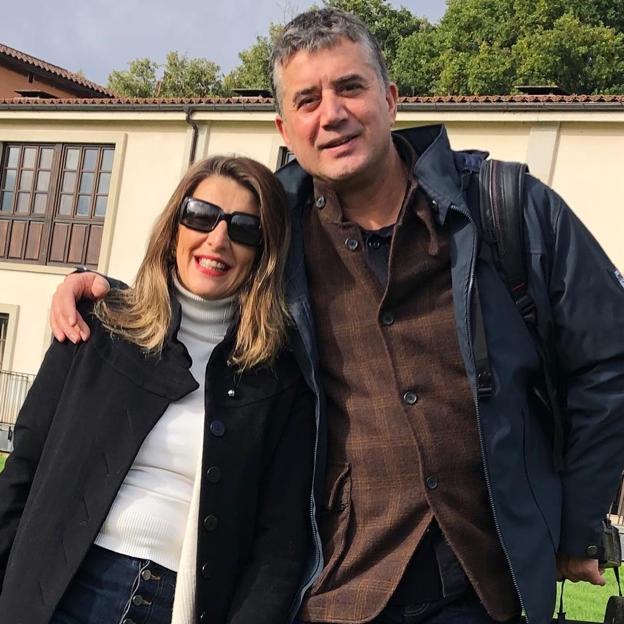 Yolanda Díaz junto a Andrés Meizoso en una fotografía publicada en Instagram.