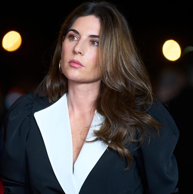 Lourdes Montes, guapísima en la Plaza de Toros de Las Ventas.