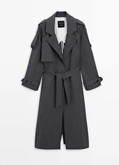 Trench de rayas de Massimo Dutti (199 euros)