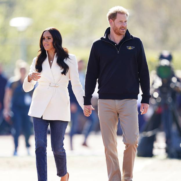 Meghan Markle y el príncipe Harry, durante la última edición de los Juegos Invictus. 