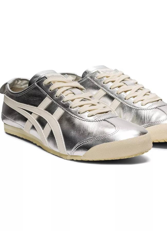 Zapatillas metalizadas plateadas de Onitsuka Tiger