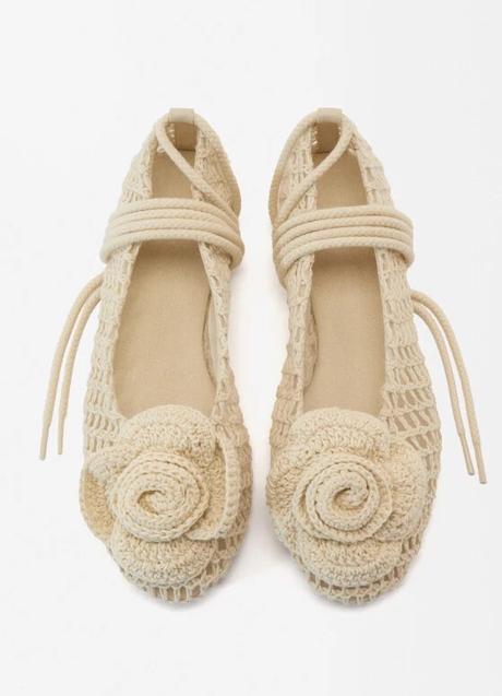 Bailarinas de crochet de Parfois (35,99 euros)