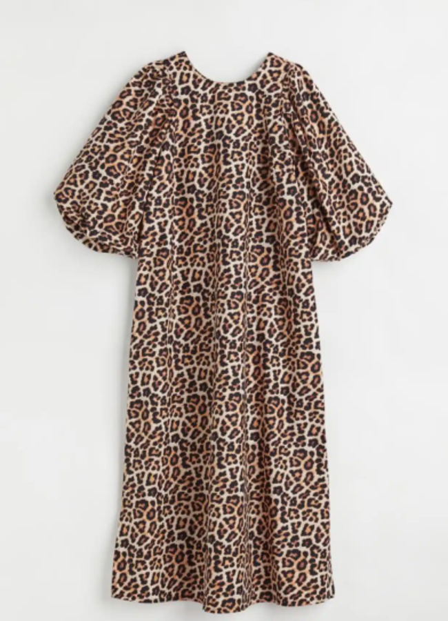 Vestido de estampado leopardo de H&M /H&M