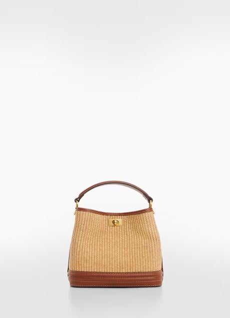 Bolso de rafia de Mango (29,99 euros)