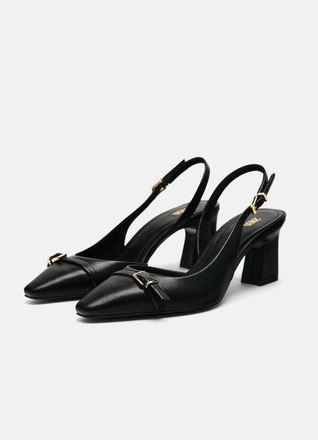 Zapatos Mary Jane Con Tacón De 6,5 Cm Y Hebilla – Brillantes Y Cómodos Para Mujer – Ideal Para Oficina Y Fiesta
