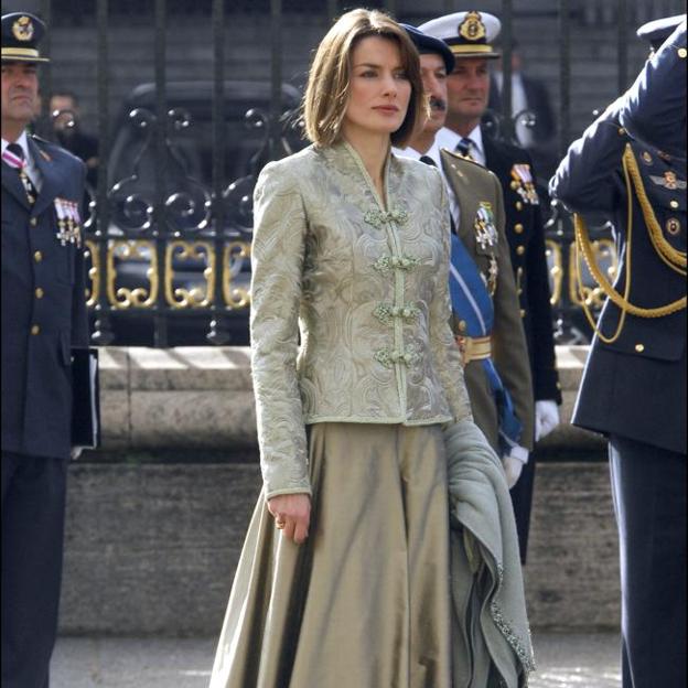 La reina Letizia, en la Pascua Militar de 2008.