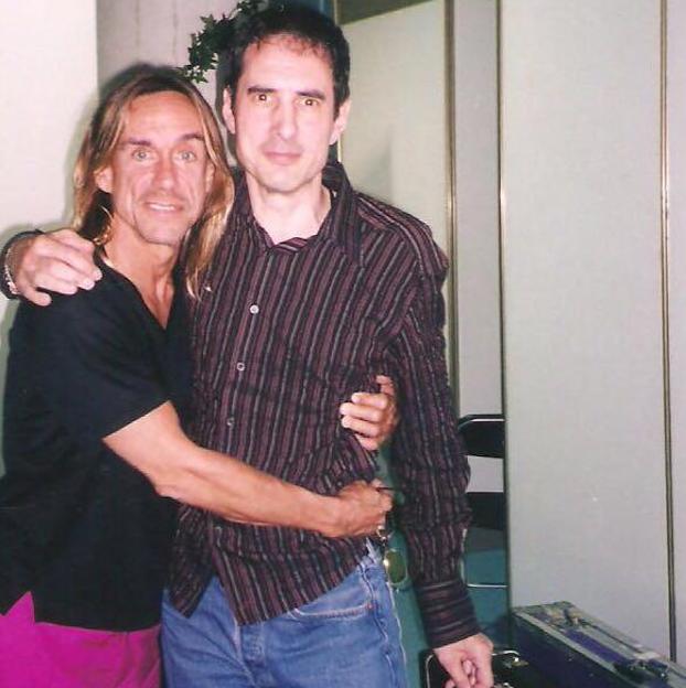 Con el incombustible iggy Pop.