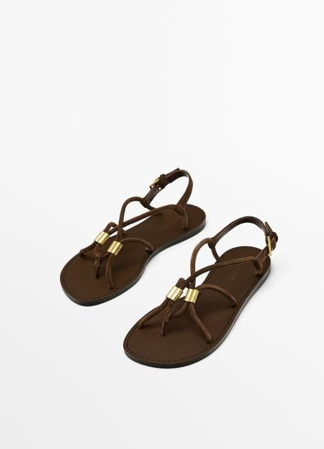 Sandalias planas de Massimo Dutti (79,95 euros)