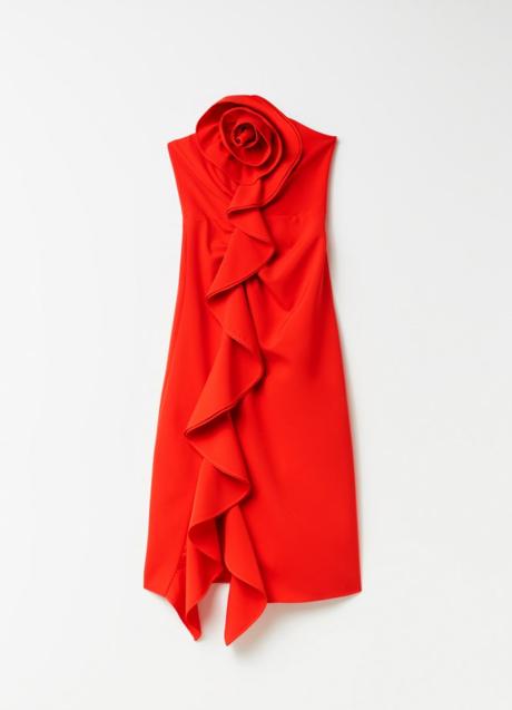 Vestido rojo de Sfera (59,99 euros)