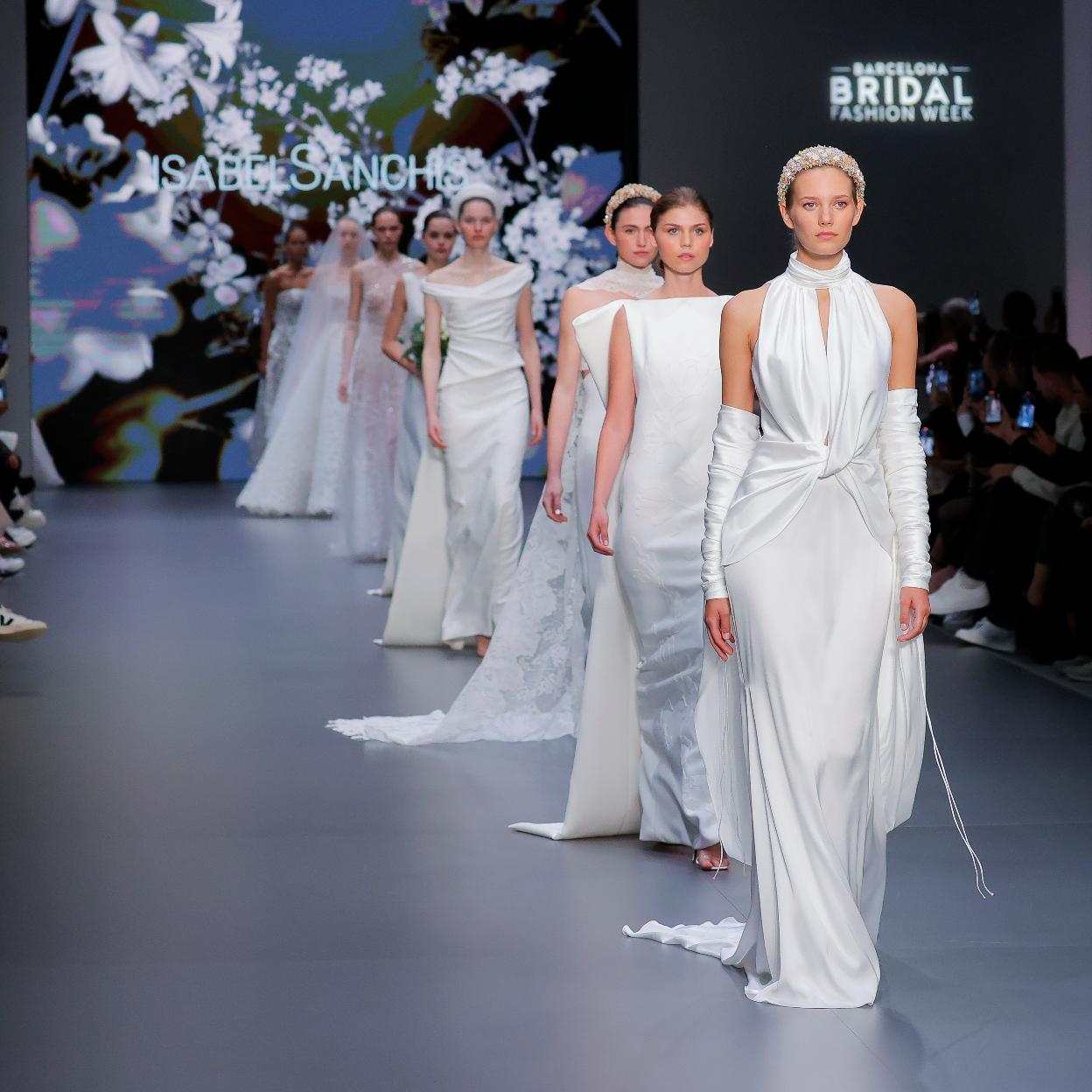 Isabel Sanchis durante la Barcelona Bridal Fashion Week 2024. /GTRES