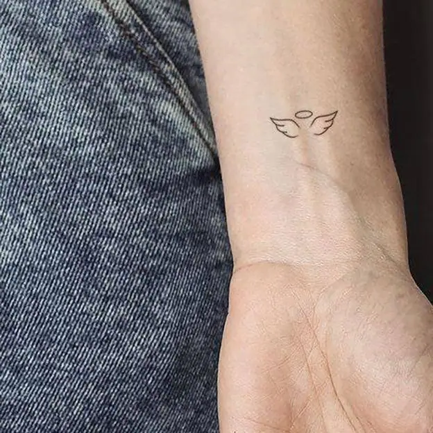 Tatuaje de alas de ángel