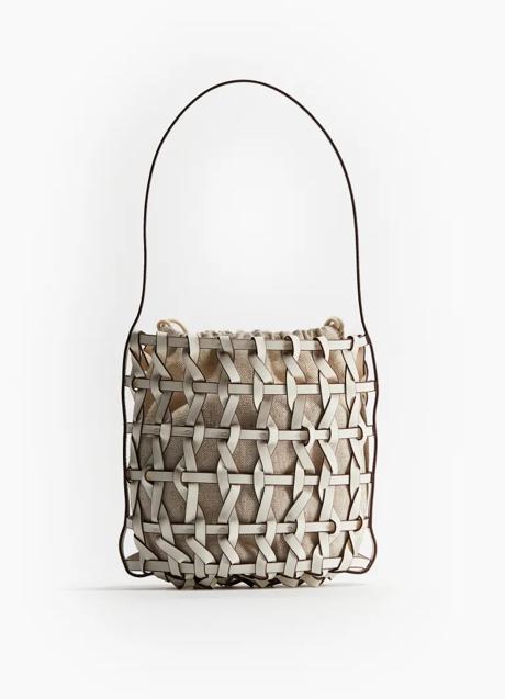 Bolso blanco de H&M (39,99 euros)