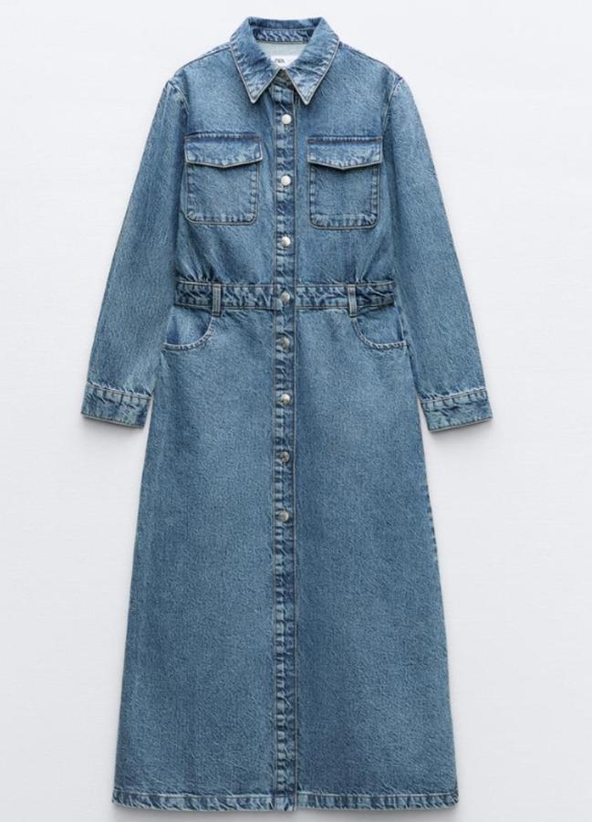 Vestido denim de Zara/ZARA