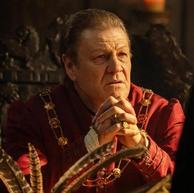 Sean Bean como Thomas Cromwell en una imagen de la miniserie Matthew Shardlake.