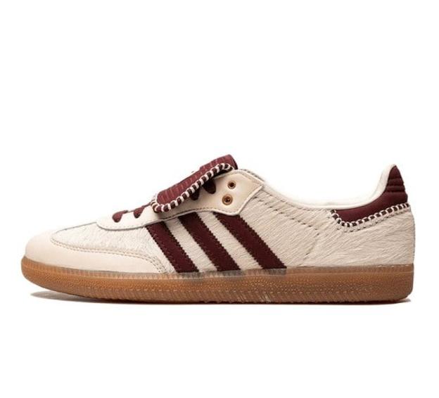 Las zapatillas Adidas Samba Nylon Wales Bonner Cream White.