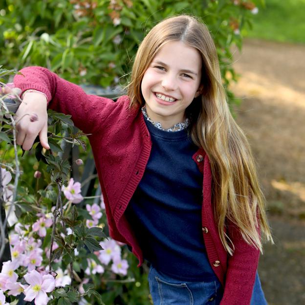 El detalle en esta foto de la princesa Charlotte que ha hecho Kate Middleton del que todo el mundo está hablando