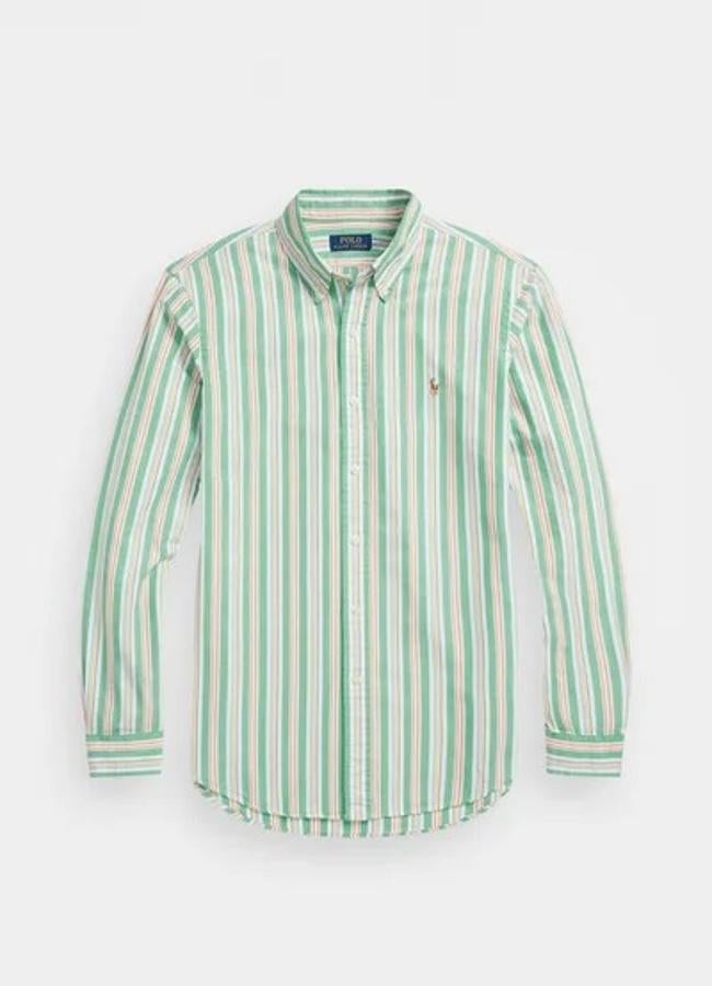 Camisa verde de rayas de Polo Ralph Lauren, 150 euros.